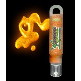 72 Wholesale Glominex Glitter Glow Paint 1 Oz Tube - Orange