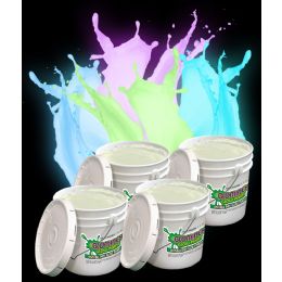 Wholesale Glominex Glow Paint Gallons - Invisible Day Assorted