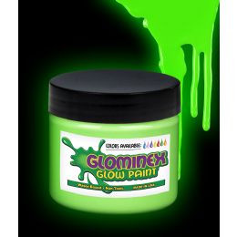 6 Wholesale Glominex Glow Paint Pint - Green