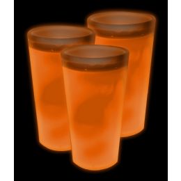 72 Wholesale Glow Cup - Orange