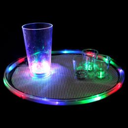 12 Wholesale Led 14 Inch Serving Tray - Multicolor