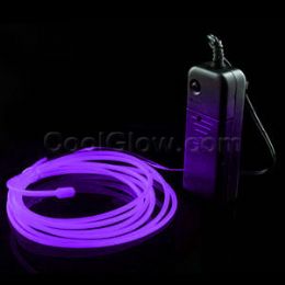 24 Pieces El Wire - Purple 3 Yard - LED Party Supplies