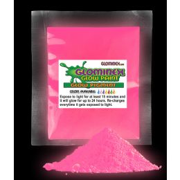 48 Wholesale Glominex Glow Pigment 1 Oz - Pink