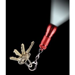 500 Pieces Led Big Head Flashlight Key ChaiN- Red - LED Party Supplies