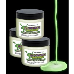 72 Wholesale Glominex Glow Paint 1 Oz Jar - Invisible Day Green
