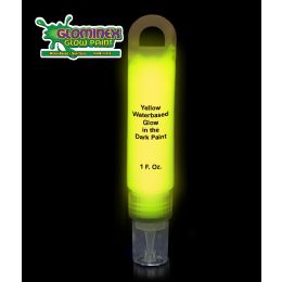 72 Wholesale Glominex Glow Paint 1 Oz Tube - Yellow