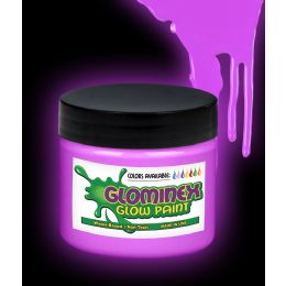 6 Pieces Glominex Glow Paint Pint - Purple - LED Party Supplies