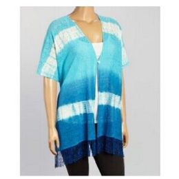 24 of Free Size Crochet Tie Dye Cardian
