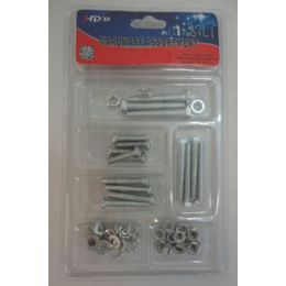 36 Pieces Hardware Assortment [nuts/bolts/washers] - Drills and Bits