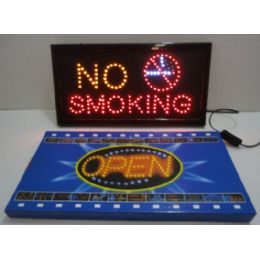 6 Wholesale Light Up SigN-No Smoking