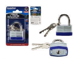 144 Pieces 40mm Laminated Lock With 2 Keys - Padlocks and Combination Locks