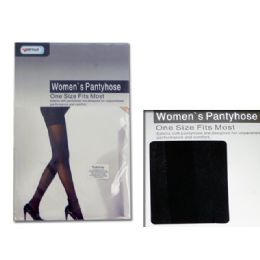 288 Wholesale Women's Black Pantyhose