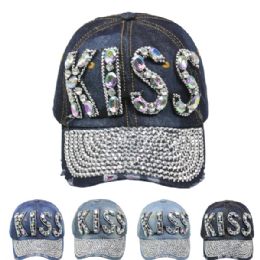 24 Wholesale " Kiss" Cap