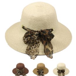 12 Pieces Elegant Ribbon Knot Bucket Hat - Bucket Hats