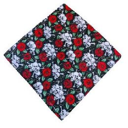 144 Wholesale Bandana-Skulls & Roses