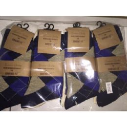 72 of Men's Single Pair Dress Socks (assorted Styles And Colors - Size 10-13)