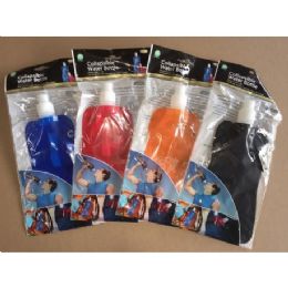 72 Wholesale Squeezable Water Bottle With Carabiner Hook