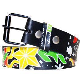 36 Pieces Death Or Glory Printed Belt - Womens Belts