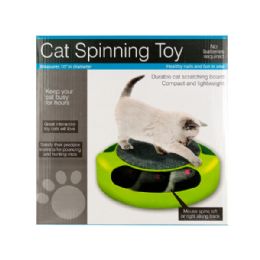 12 Wholesale Cat Scratch Pad Spinning Toy With Mouse