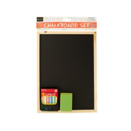 12 Wholesale Wooden Chalkboard Set