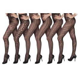60 Units of Isadora Fashion Fishnet Tights Queen Size - Womens Pantyhose