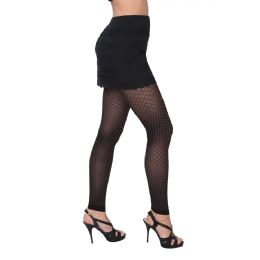 24 Units of One Size Isadora Fashion Textured Footless Tights - Womens Pantyhose