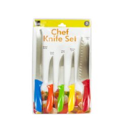 6 Wholesale Colorful Chef Knife Set
