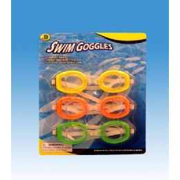 96 Wholesale 3pcs Goggles In Blister Card