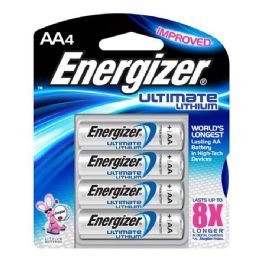 12 Units of Energizer Lithium AA-4 - Table Runner