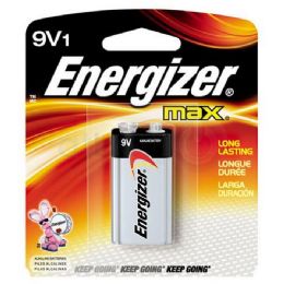 24 Pieces Energizer 9V-1 522b Alkaline Card Of 1 - Batteries