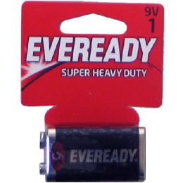 36 Wholesale Eveready Heavy Duty 9V-1pk Batteries