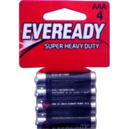 24 Pieces Eveready Heavy Duty AaA-4pk Batteries - Batteries