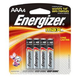 24 Wholesale Energizer AaA-4 E92b4 Alkaline Card Of 4
