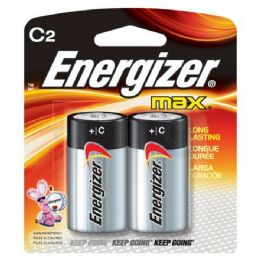 24 Pieces Energizer C-2 E93b2 Alkaline Card Of 2 - Batteries