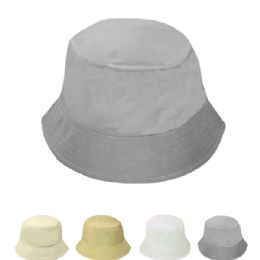 24 Pieces Women' S Assorted Solid Color Bucket Sun Hat - Sun Hats
