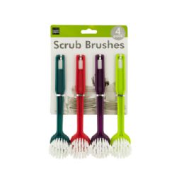 36 Wholesale MultI-Purpose Round Head Scrub Brushes