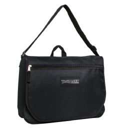 24 Wholesale Trailmaker Messenger Bag - Black Only
