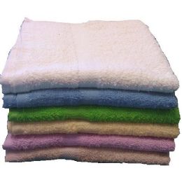72 Pieces 22x44 Solid Terry Bath Towel 6 Lb Assts - Towels