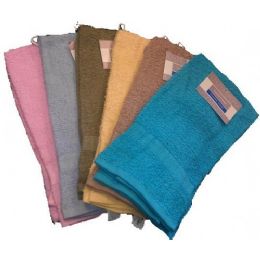 72 Wholesale 16x27 Heavy Terry Solid Hand ToweL- Assts