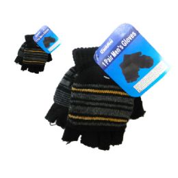 288 Pairs Gloves Men 1pr 4asst Color - Knitted Stretch Gloves