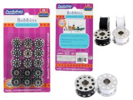 144 Wholesale 15-Piece Bobbin Spools