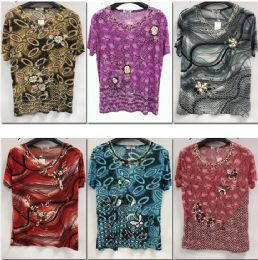 144 Wholesale Women's Floral Fashion Top