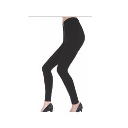 120 Wholesale Womens Fashion Black Leggings One Size