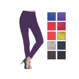 120 Wholesale Womens Fashion Leggings Assorted Color One Size