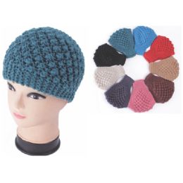120 of Fashion Winter Knitted Hat Assorted Colors