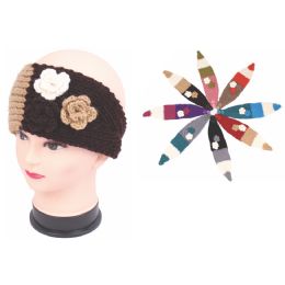 120 Pieces Womens Fashion Assorted Color Winter Headbands - Ear Warmers
