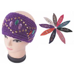 120 Wholesale Womens Fashion Assorted Color Winter Headbands