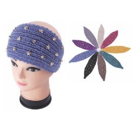 120 Wholesale Womens Fashion Assorted Color Winter Headbands