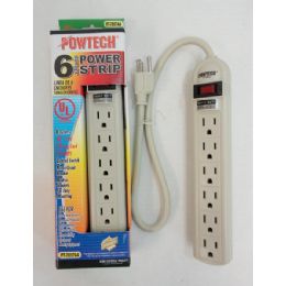24 Pieces 6 Outlet Power Strip - Chargers & Adapters