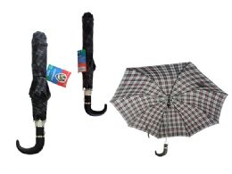 48 Wholesale TwO-Fold Umbrella Black